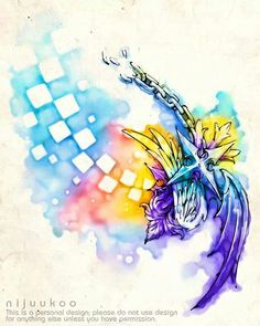 Kingdom Hearts Watercolor