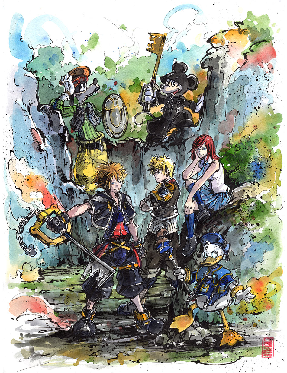 950x1237 Kingdom Hearts Favourites By Keybladeknight99