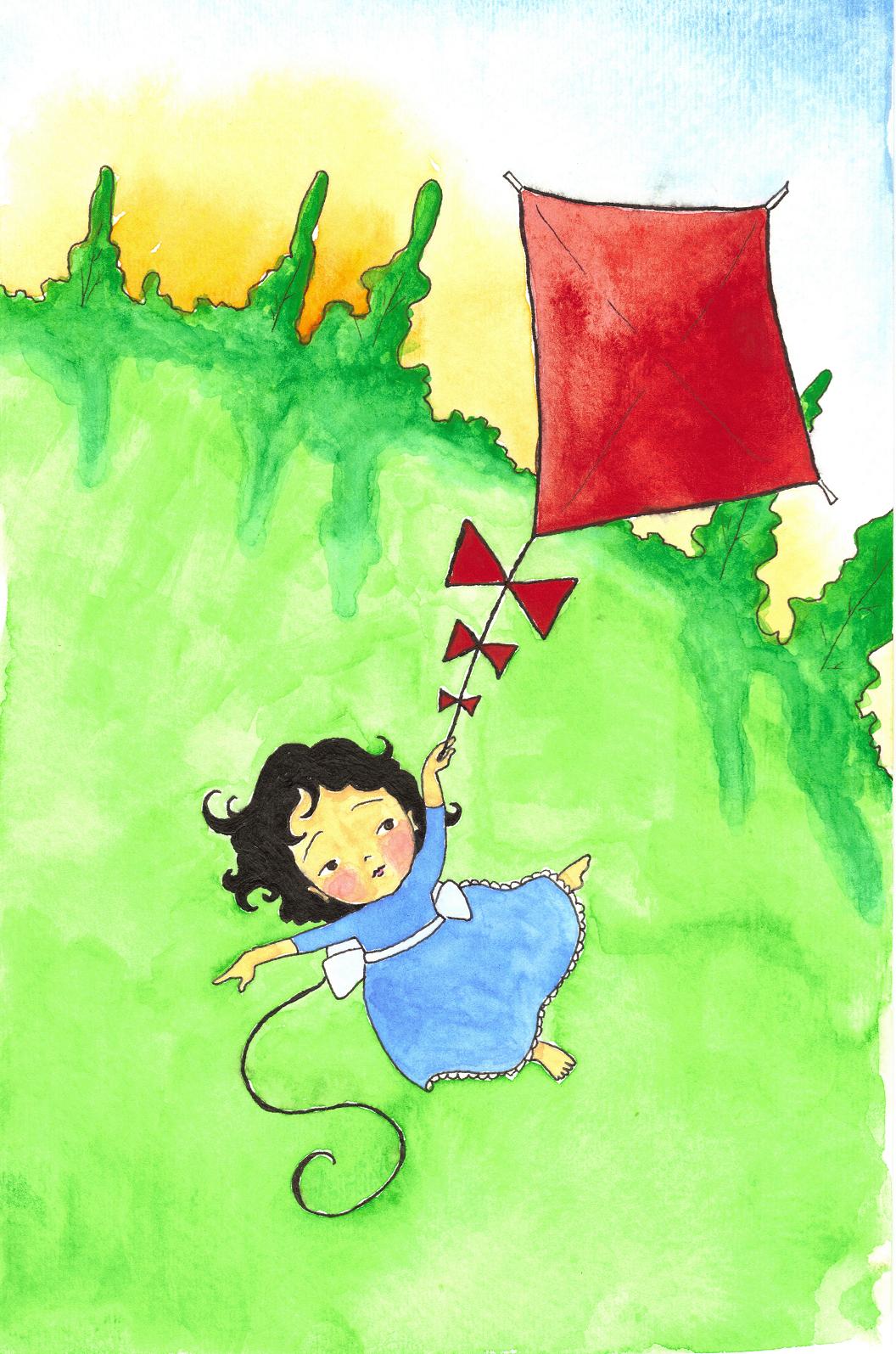 1056x1595 Kite Clipart Watercolor