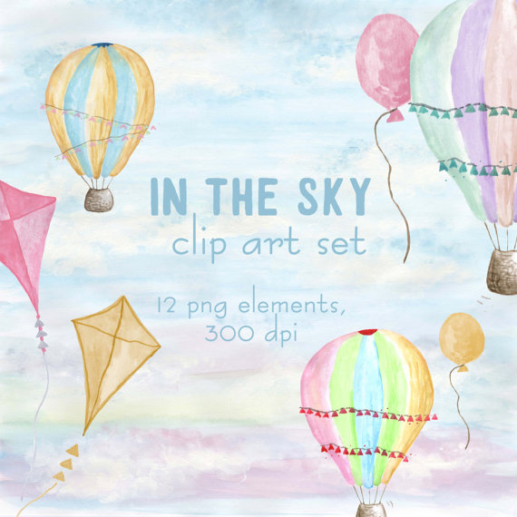 570x570 Kite Clipart Watercolor