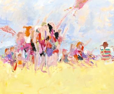 375x309 Saatchi Art Go Fly A Kite 2 Painting By Sandy Welch