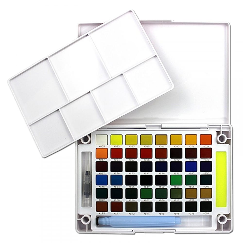 1000x1000 Koi Watercolor Field Sketch Box 48 Piece Set
