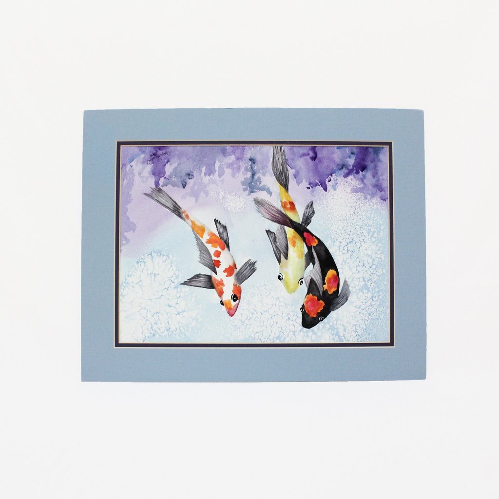 1024x1024 Koi Watercolor Le Boulevard Marketplace