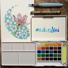 236x236 Sakura Koi Watercolor Sketch Box Set Of 12