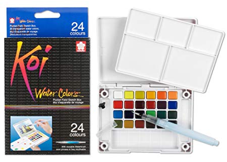 450x321 Koi Watercolors Field Box Set Of 24 Colors Amazon.co.uk Kitchen