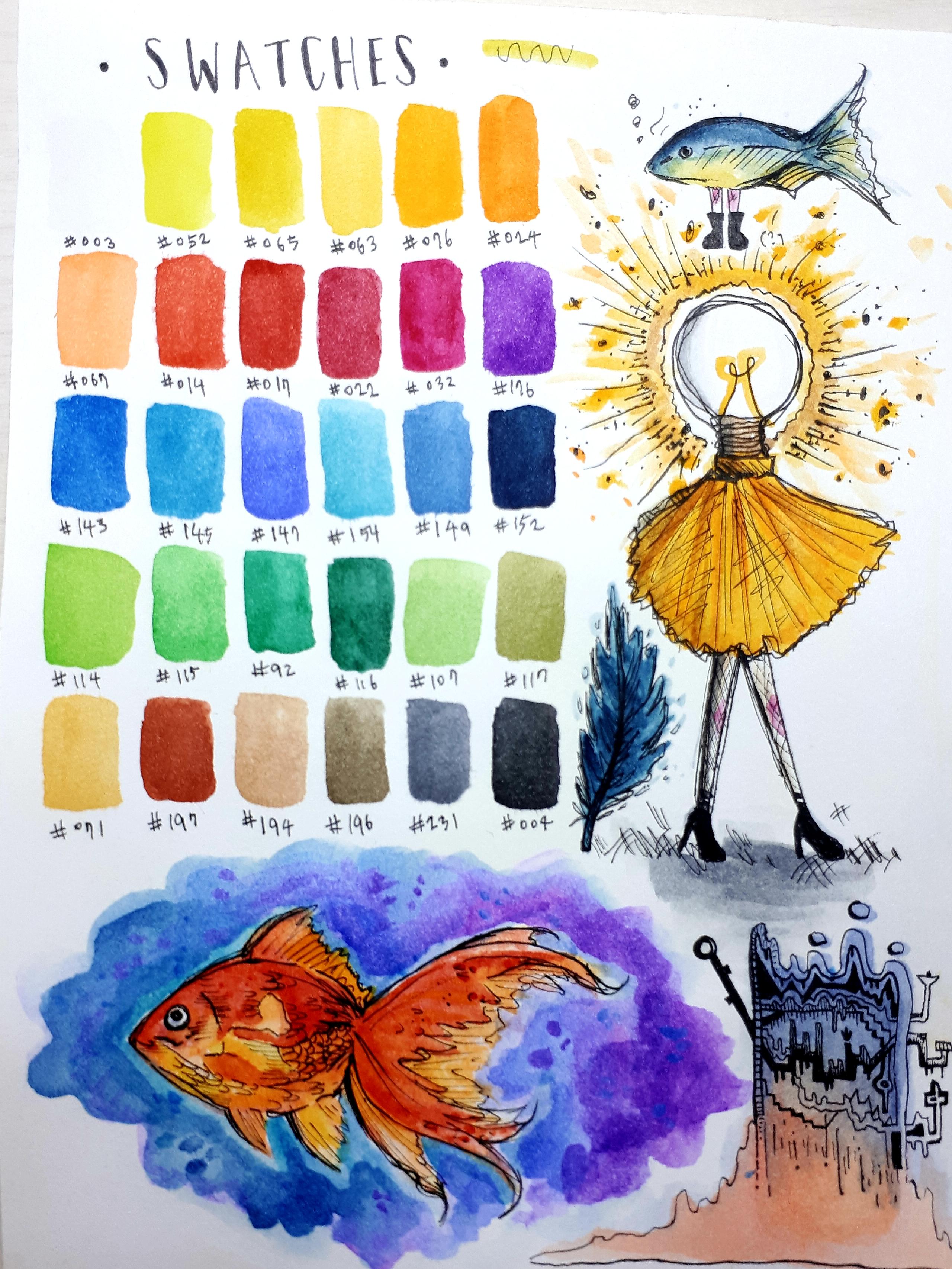 2560x3413 Recently Bought The Koi Watercolor Travel Set. Just Wanted To