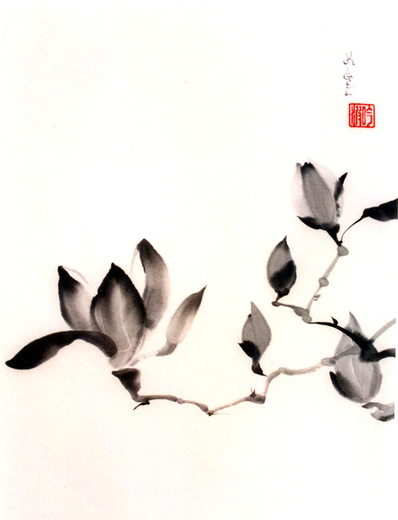 804x1050 Asian Ink Art Korean Watercolor Art Ink Art