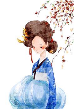 Korean Watercolor Paintings