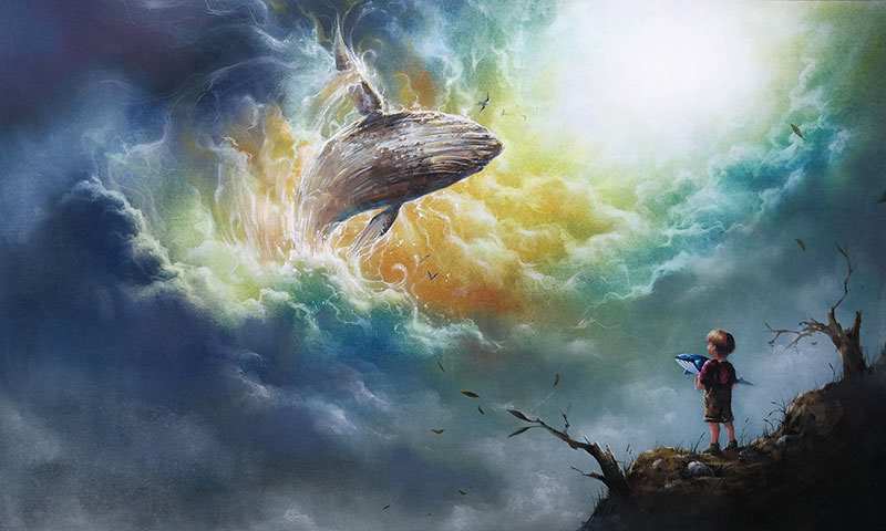 800x480 Beautiful Surreal Watercolor Paintings By Zazac Namoo Inspired