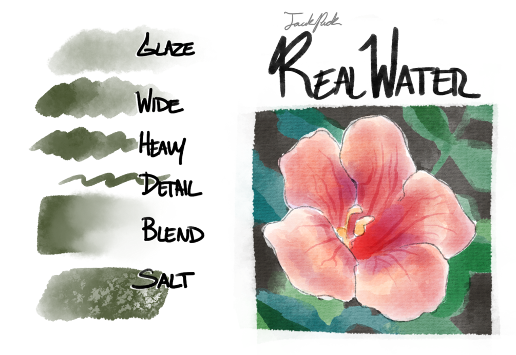 1005x692 Jackpack Realwater For Krita 4.0