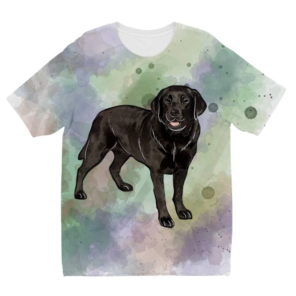 1024x1024 Watercolor Black Labrador Designs By Amitie Kids Sublimation