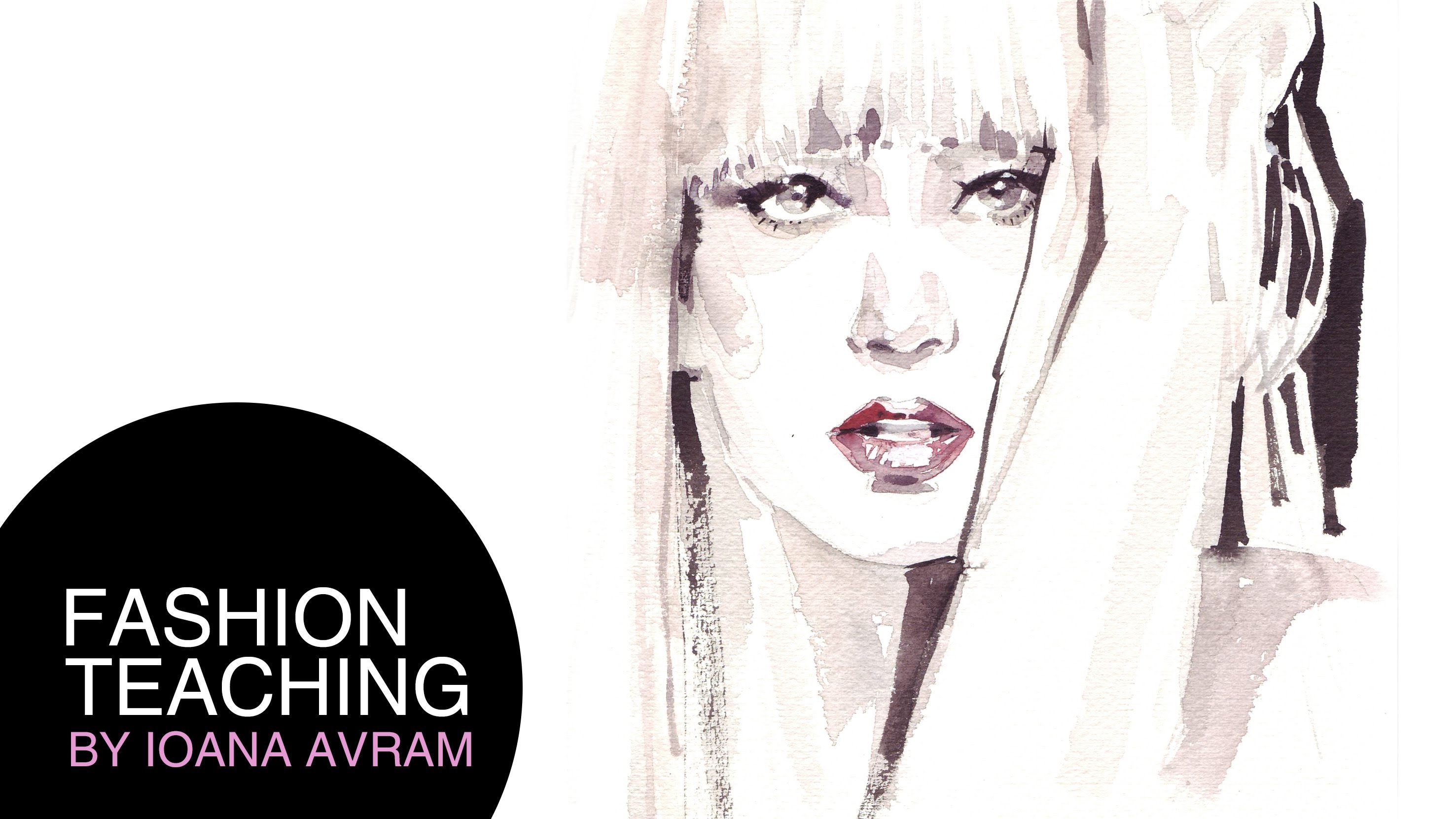 2953x1661 Watercolor Portrait Of Lady Gaga