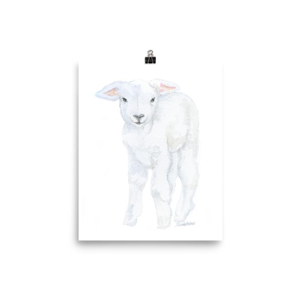 1000x1000 Lamb 2 Watercolor Susan Windsor