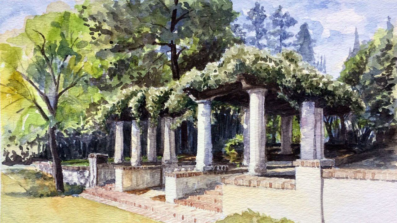 1280x720 Watercolor Landscape Excerpts