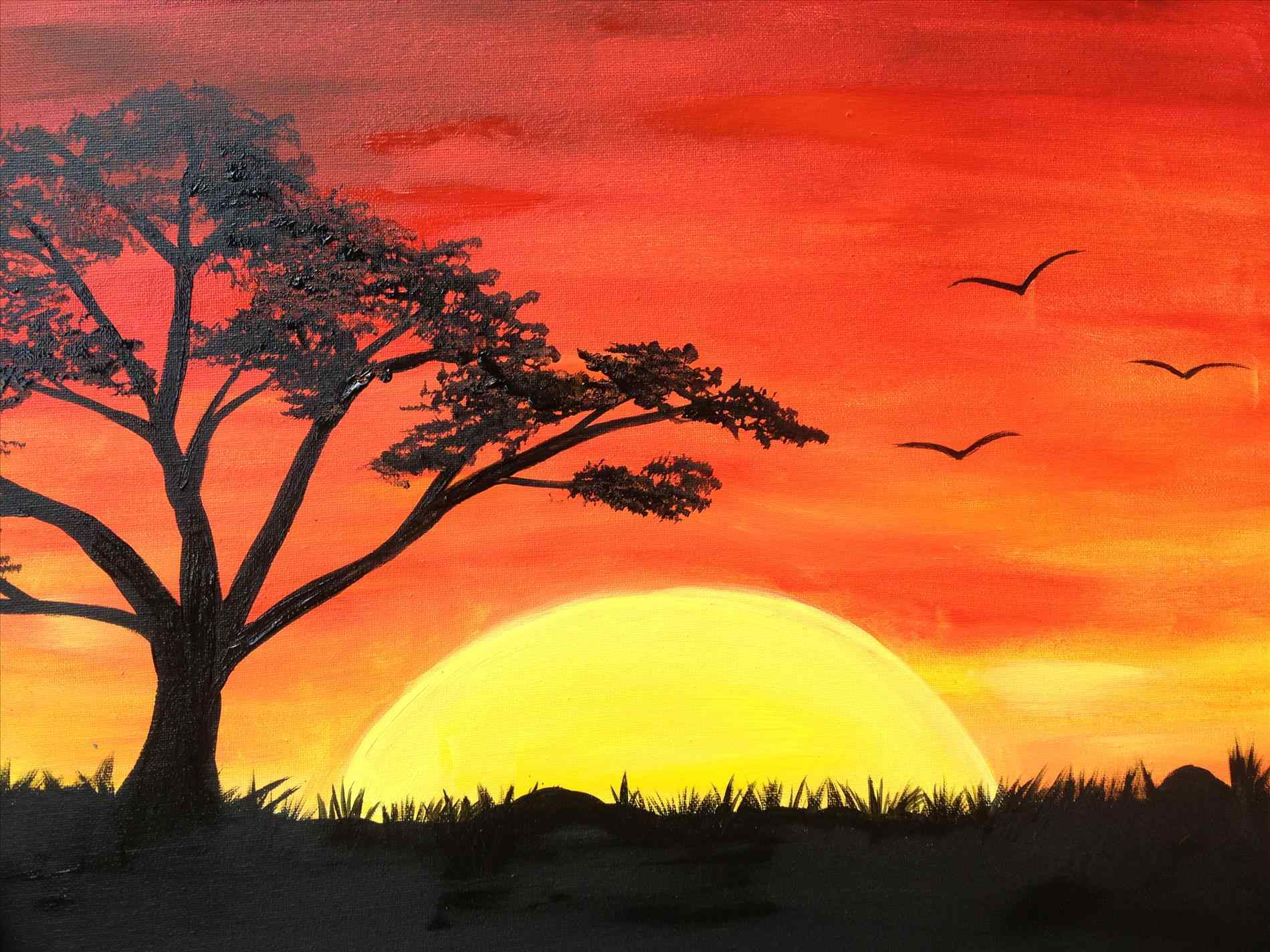 1899x1424 Simple Landscape Drawing With Watercolor Simple Watercolor