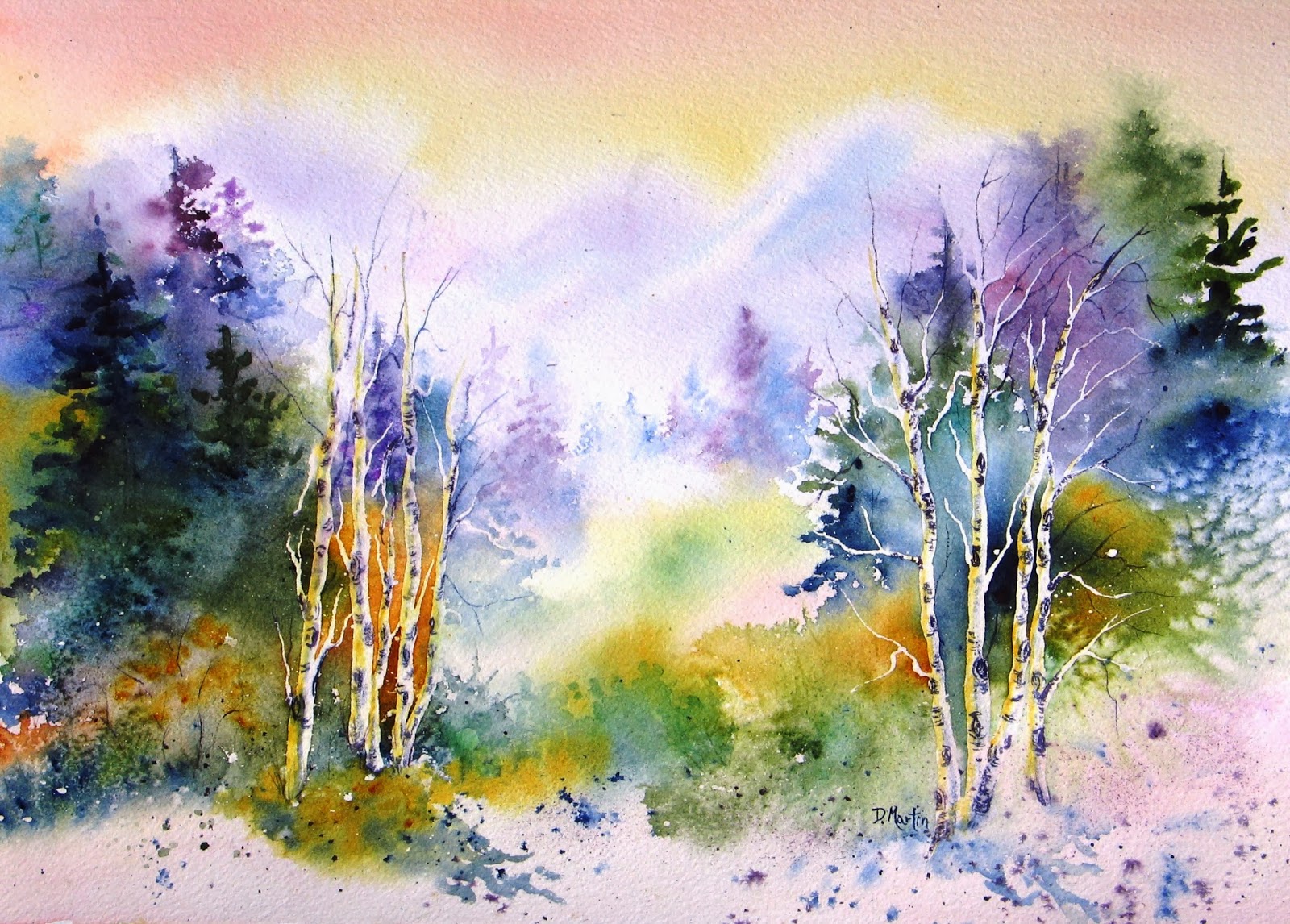 1600x1146 Photos Landscape Watercolor Artists,