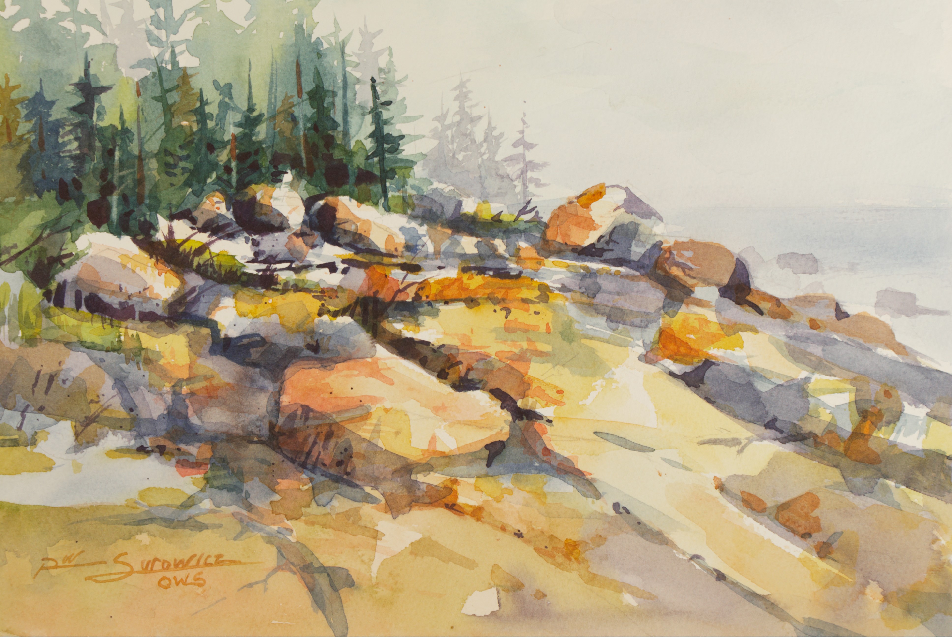 3872x2592 Art Gallery Watercolor Landscapes, Flowers, Cityscapes, Nature