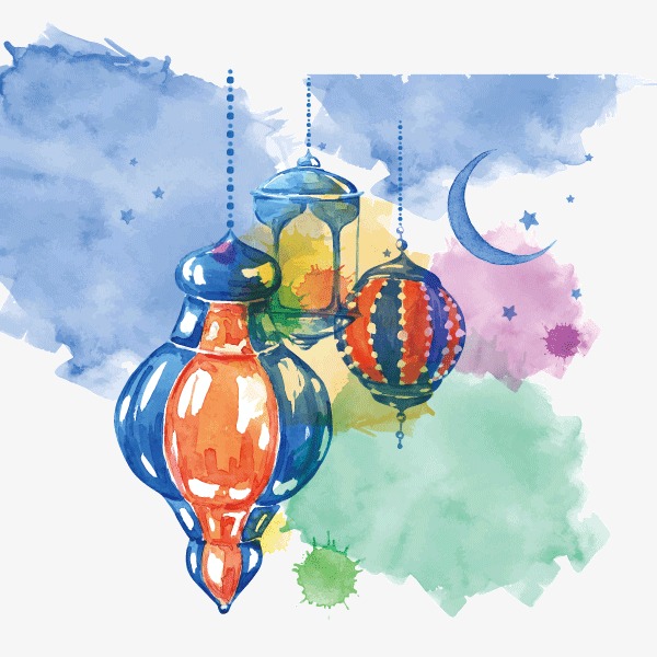 600x600 Watercolor,lantern, Watercolor Vector, Watercolor, Lantern Png And