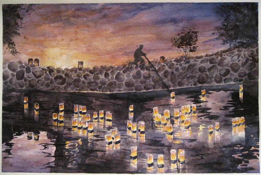 1090x733 Watercolor Como Zoo J. Lantern Lighting Festival By Mysticalpchan