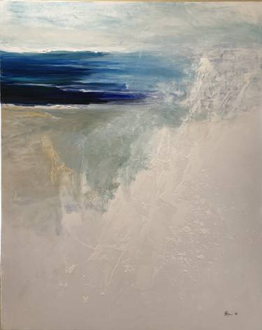 375x472 Ocean Treasure Large Scale Abstract Beach Artwork Painting By