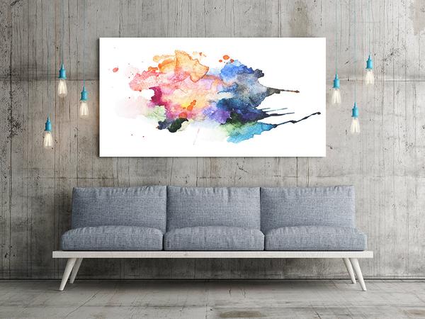 600x450 Watercolor Arts Extra Large Wall Art Canvas Print