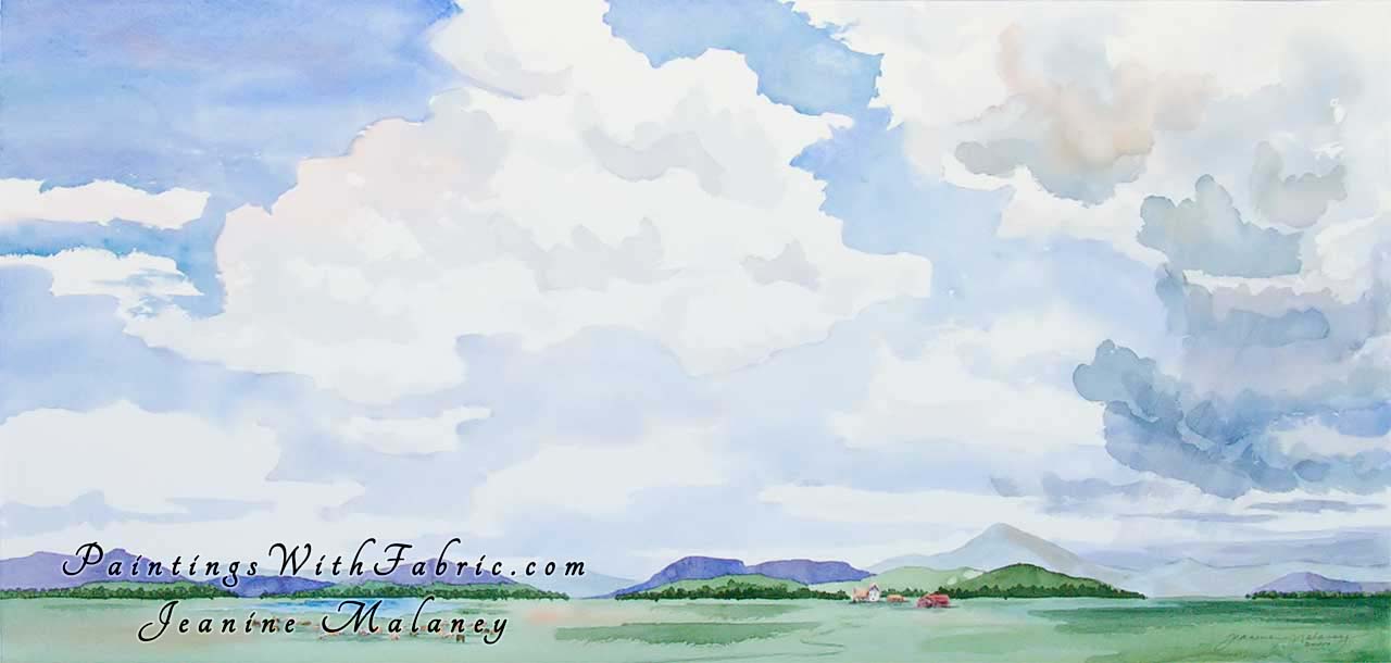 1280x610 Colorado Big Sky Watercolor Painting