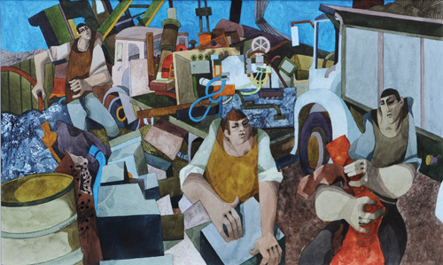 500x299 Watercolor Figure Paintings By George Large