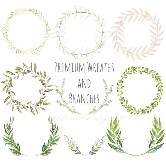 Laurel Wreath Watercolor at GetDrawings | Free download