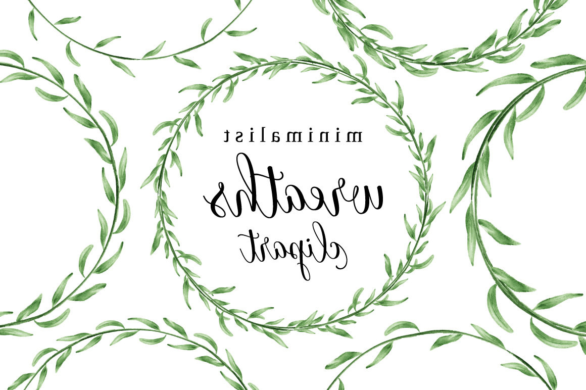 1160x772 Digital Wedding Invitations Elegant Watercolor Clipart Laurel