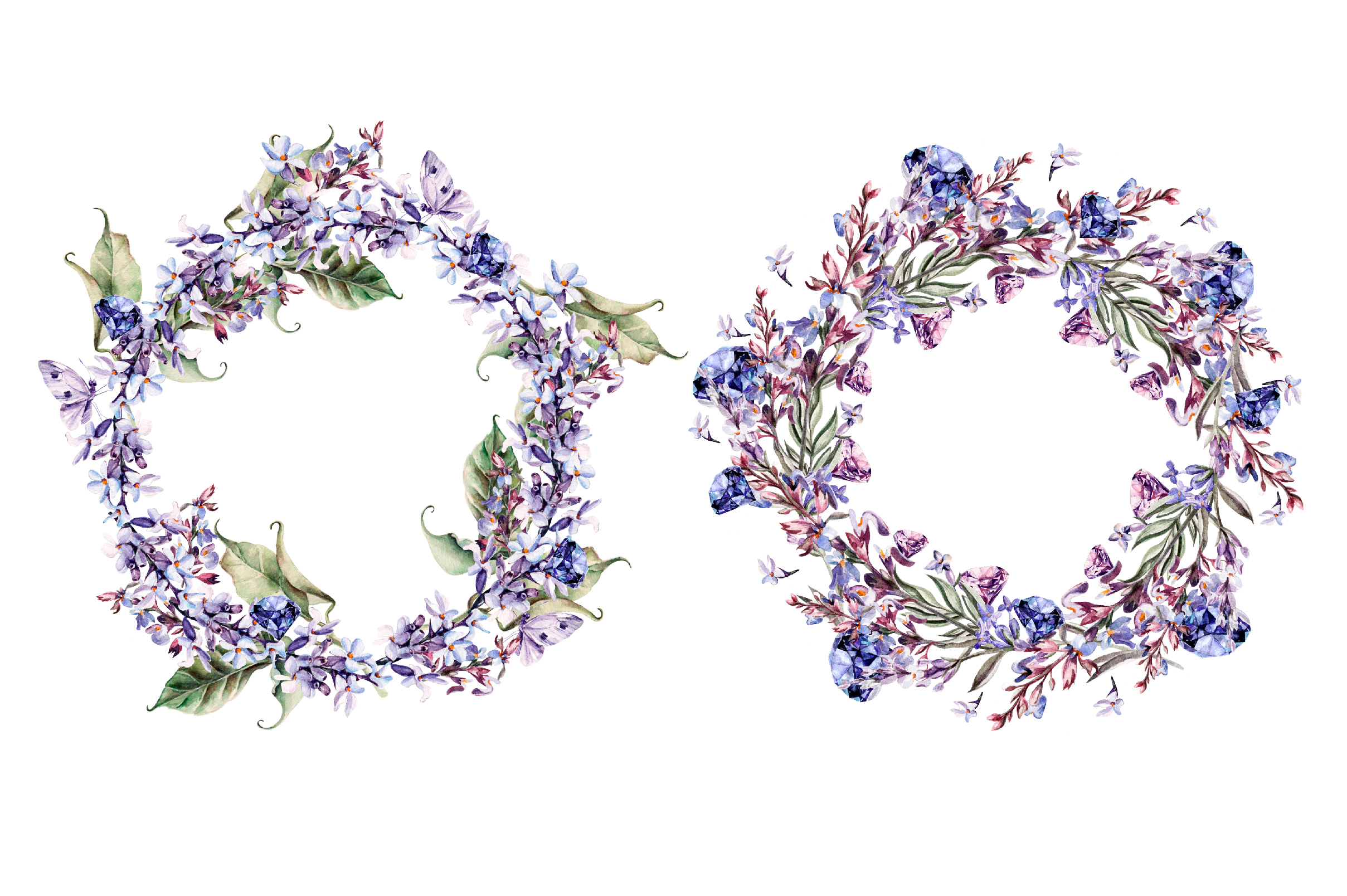 2417x1608 Beautiful Watercolor Lavender