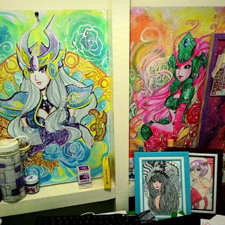 320x320 Syndra And Nami From League Of Legends (Fan Art) Some Old