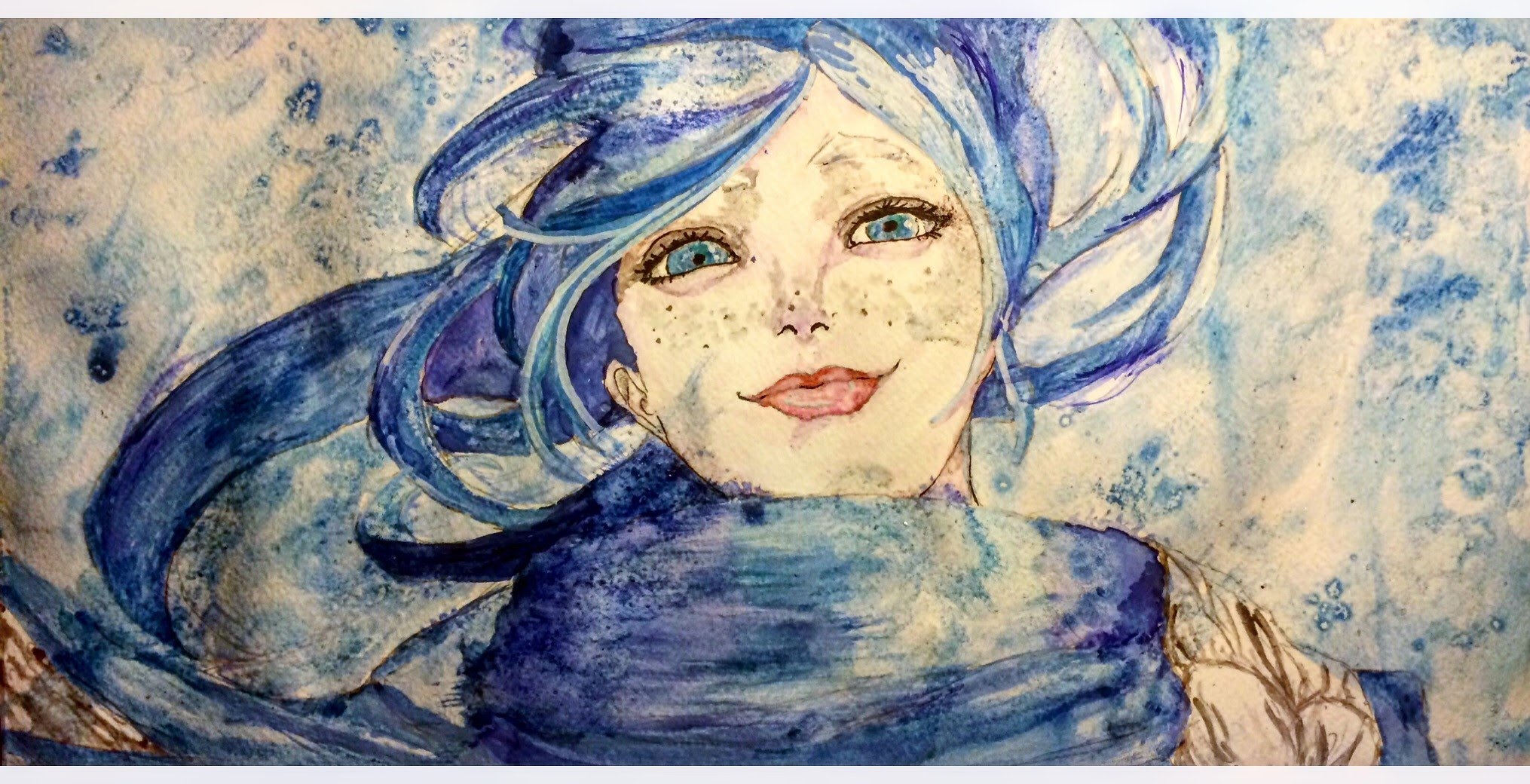 2030x1040 Watercolor Taliyah ( League Of Legends )