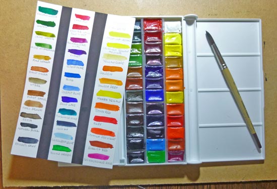 550x376 Unboxing The St. Petersburg White Nights Watercolor Set