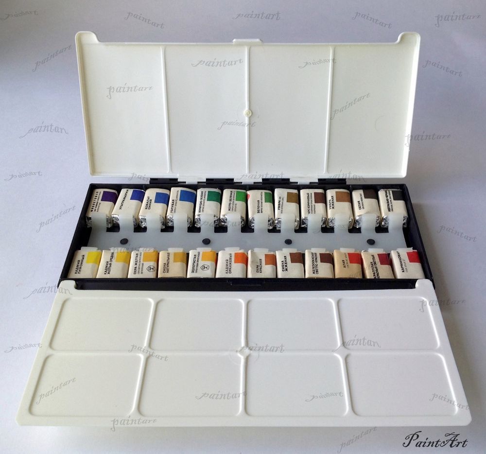 1000x934 White Nights Leningrad Watercolor Set 24 Pans 2.5 Ml.st.petersburg