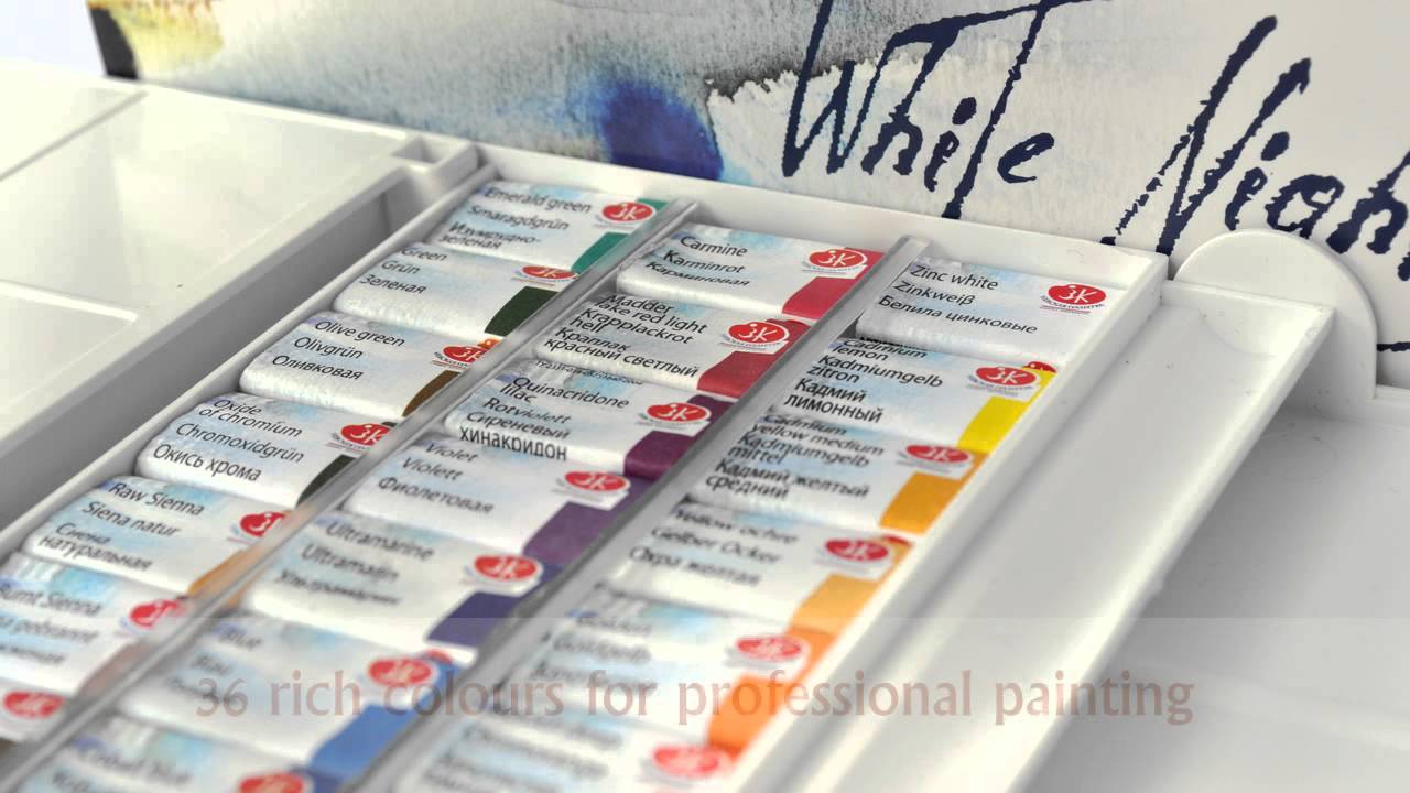1280x720 White Nights Professional Watercolours