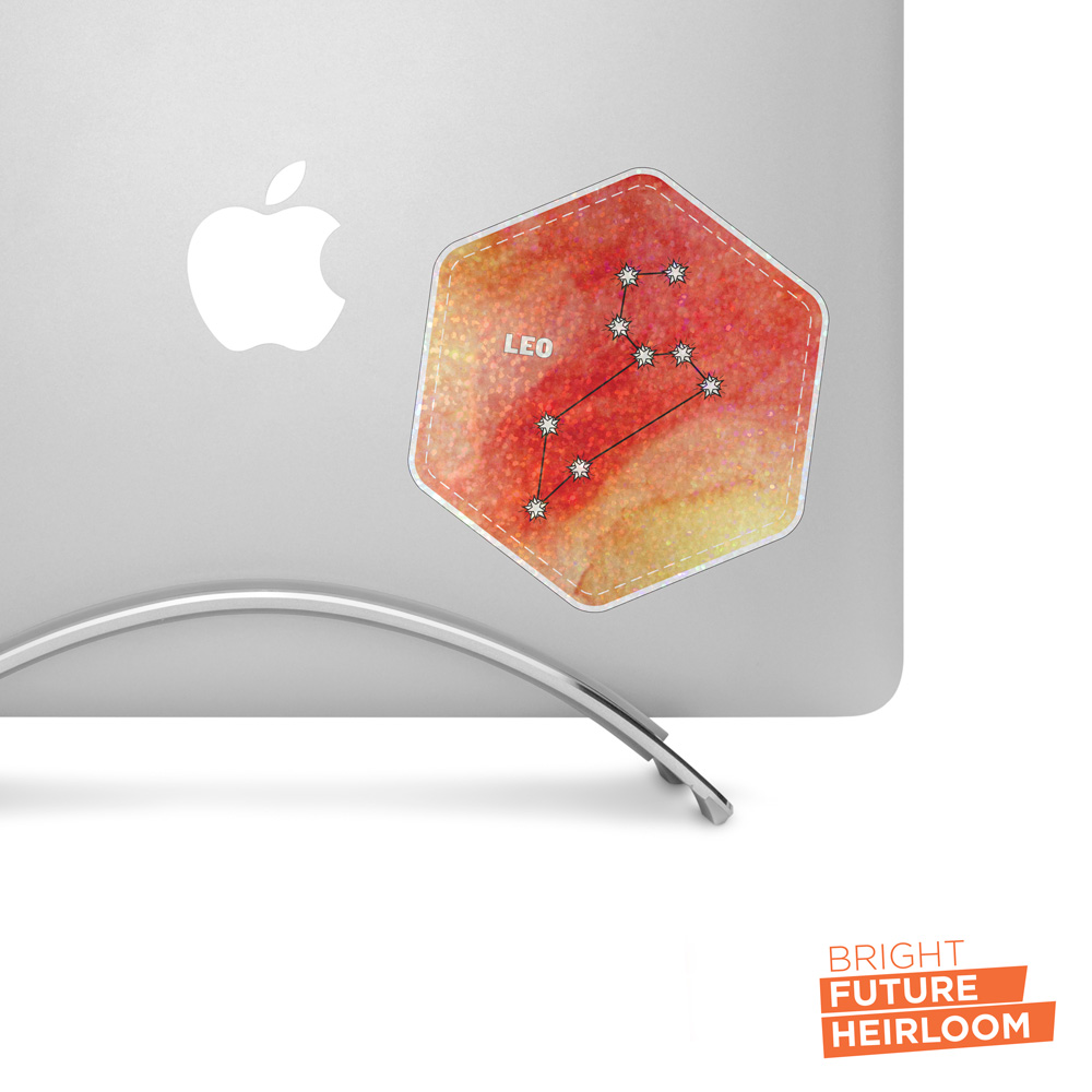 1000x1000 Leo Watercolor Astrological Sign