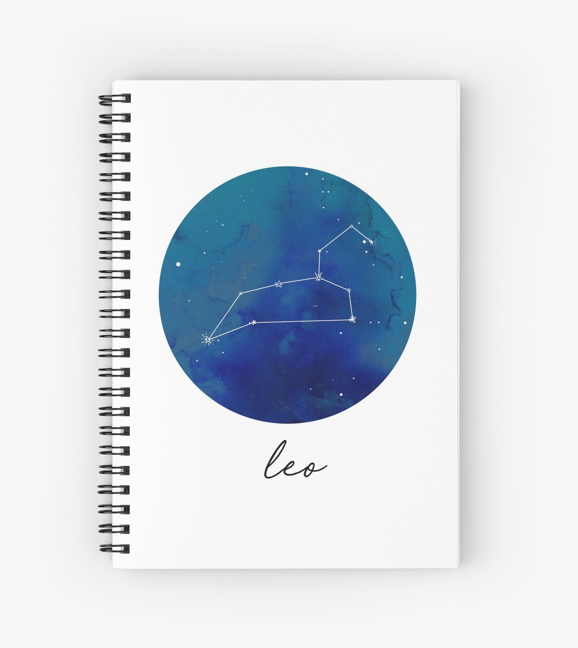 1171x1313 Leo Watercolor Zodiac Constellation Spiral Notebooks By