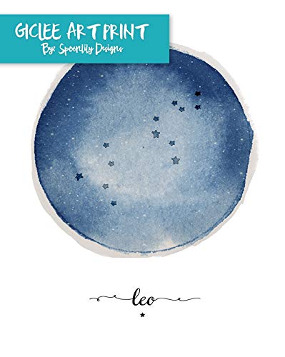 399x500 Leo Constellation, Leo Wall Art Print, Leo Art Print