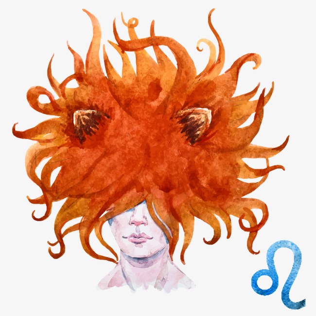 650x650 Leo, Constellation, Watercolor Png And Vector For Free Download