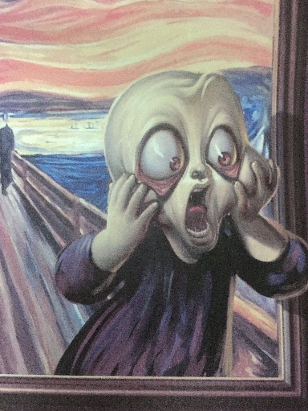 1000x1333 Leonardo Da Vinci Screaming Mona Lisa Edvard Munch Picture Artwork