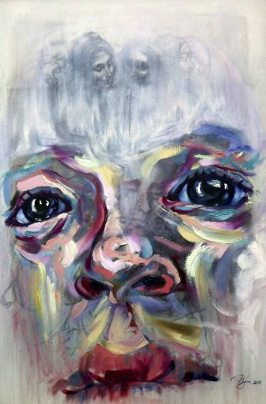 375x568 Mothers And Children (After Leonardo Da Vinci) Painting By Haelyn