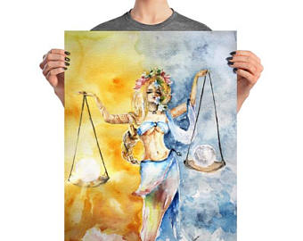 340x270 Libra Watercolor Etsy