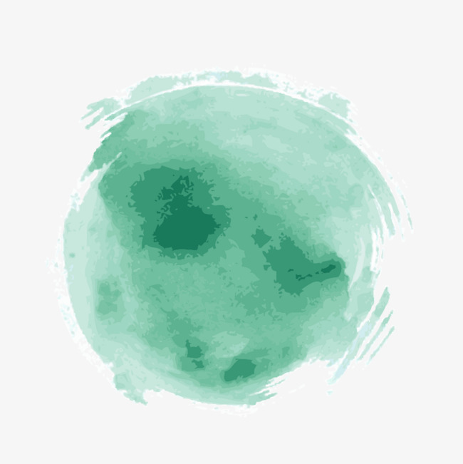 650x651 Light Green Watercolor Brush Strokes, Watercolor Clipart, Brush