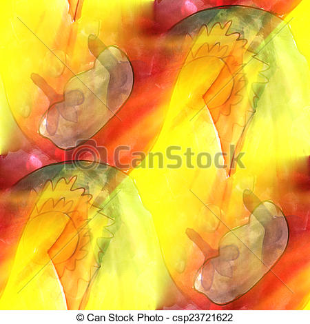 450x470 Art Light Red, Yellow Background Texture Watercolor Seamless