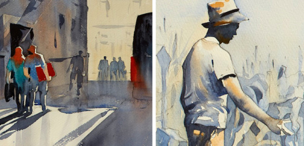600x289 Capturing Light In Watercolor Figure Painting Watercolor
