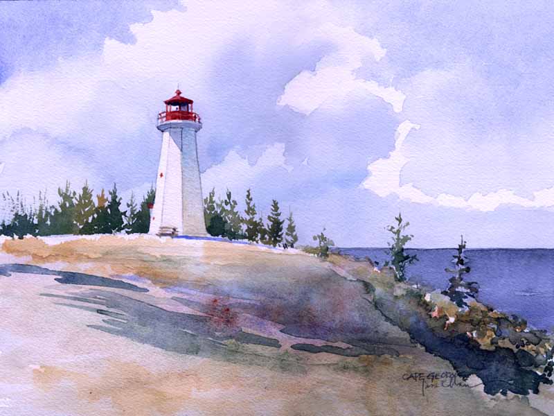 800x600 Lighthouse Watercolor Paintings And Prints For Sale James Mann