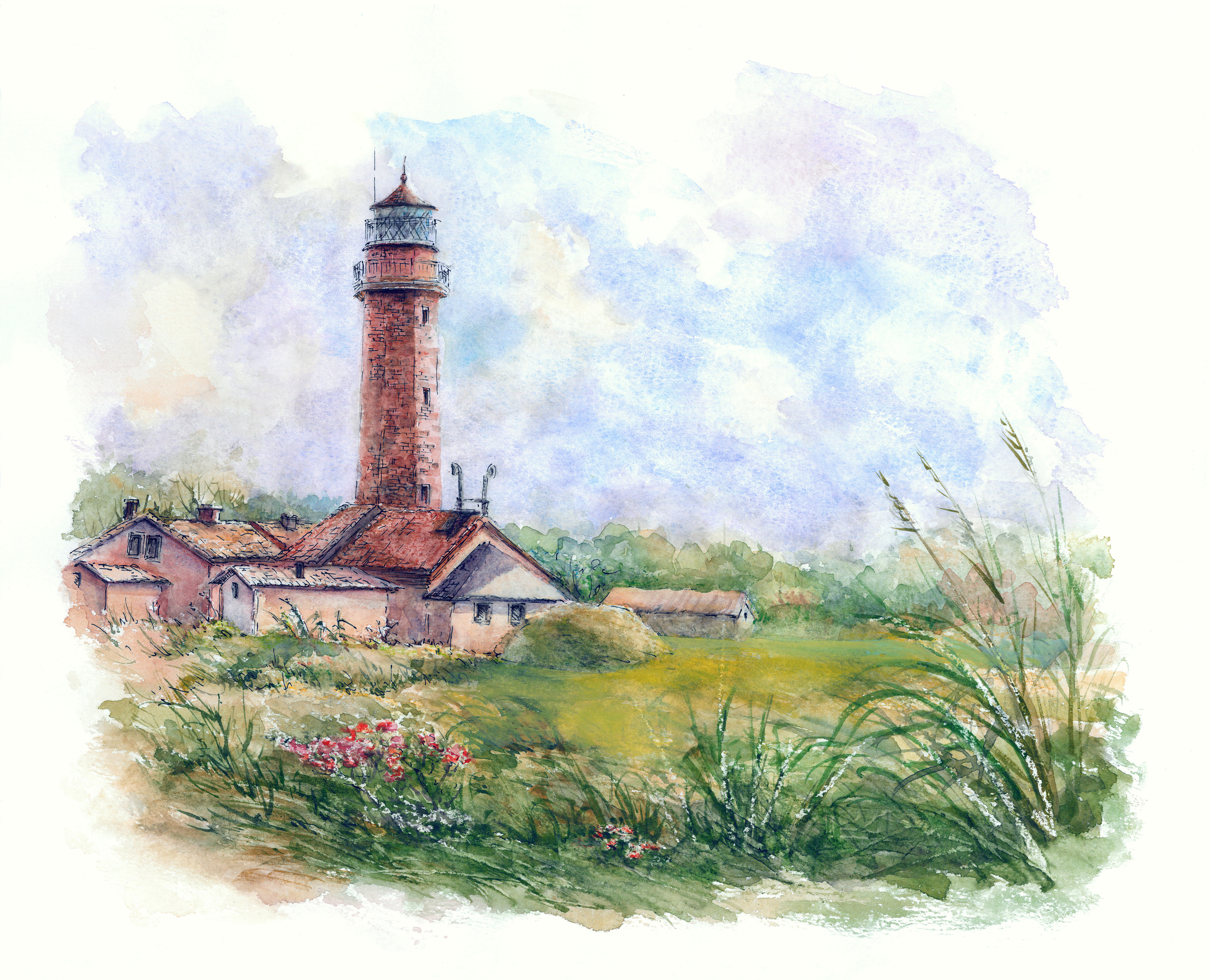 5423x4394 Filetaran Lighthouse Kalinigrad Oblast Tatiana Yagunova