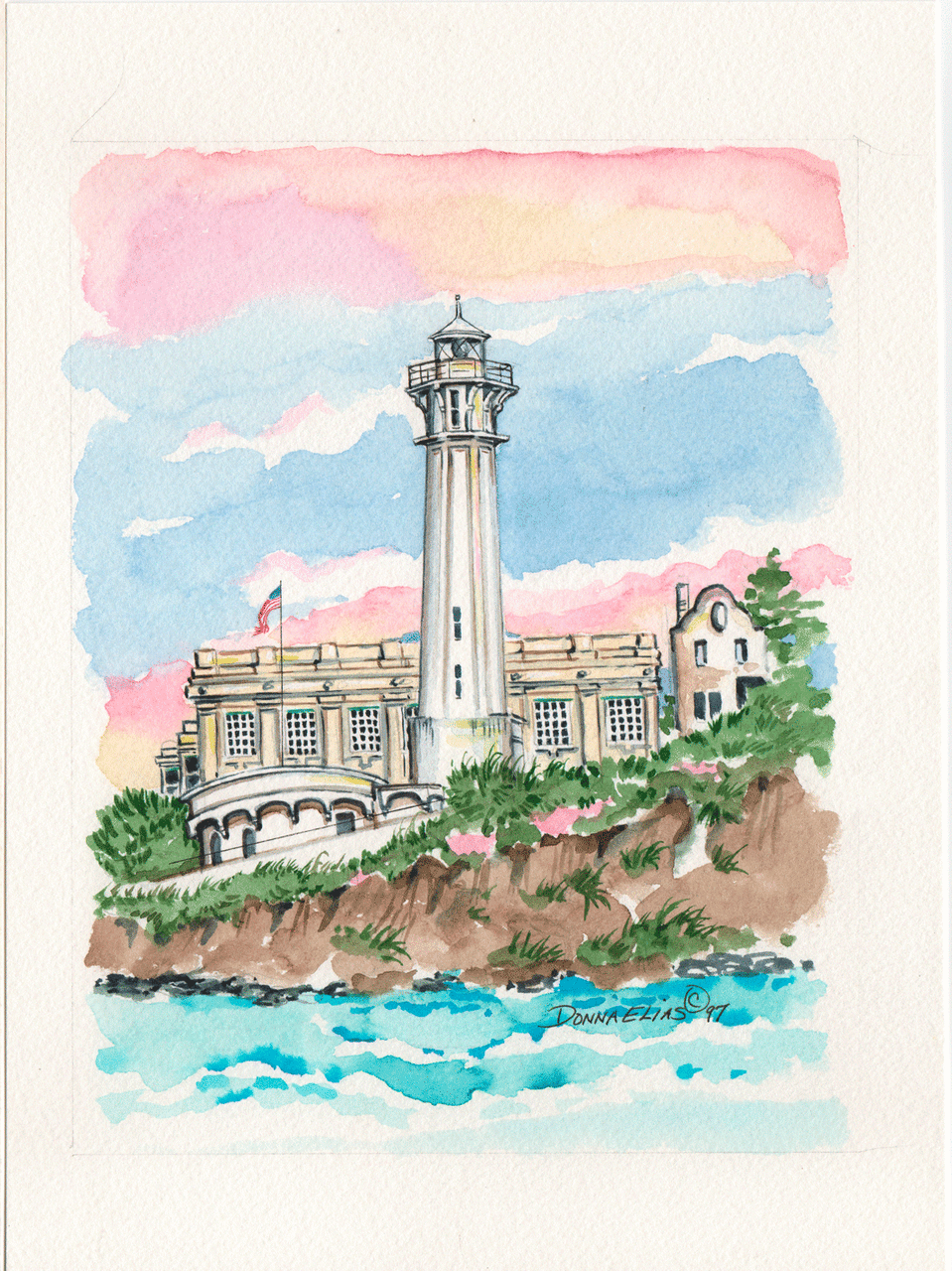 959x1280 Alcatraz Lighthouse