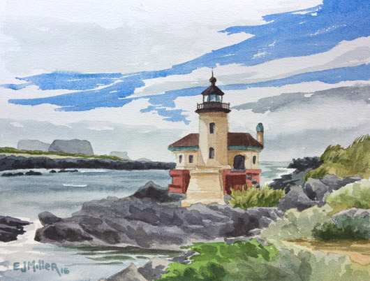 530x402 Coquille River Lighthouse, Bandon