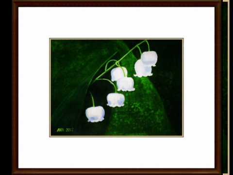 480x360 Watercolors(Lily Of The Valley)